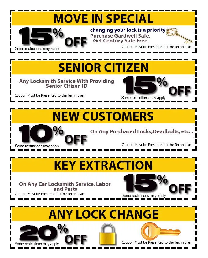 Security Locksmith Services Brick, NJ 732-898-6360 - coupon-img